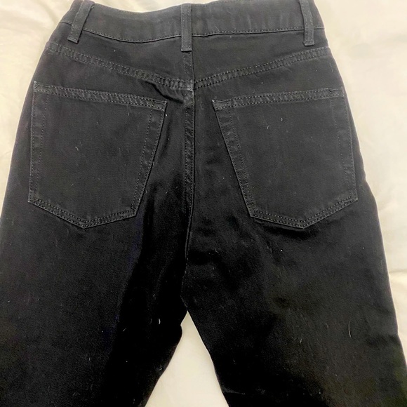 TOPSHOP black “MOM” jeans size 24 - Picture 3 of 6